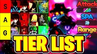 Anime Vanguards *TIER LIST* BEST TO WORST UNITS! *META UNITS* Roblox