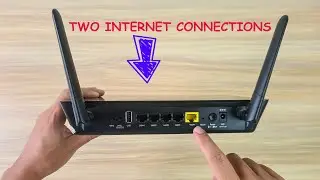 OpenWRT : 2 internet connections on router with only 1 WAN port