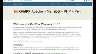 Installation of Apache MySQL PHP Web Server in Windows