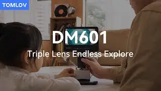 The First Triple Lens Digital Microscope From TOMLOV DM602  and DM601👏👏