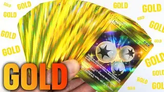 Opening 60 Golden POKEMON CARDS Box