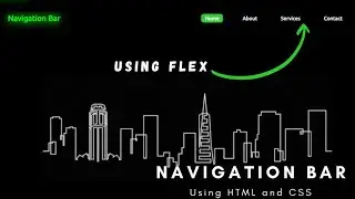 How to make a Website Navigation Bar using HTML and CSS | step by step