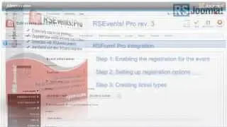 RSEvents!Pro - Register to events with RSForm!Pro