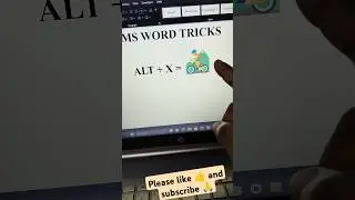 Ms Word Tips And Tricks//Ms Word Shortcut Keys//Ms Word Magic code #shorts #youtubeshorts #shortfeed