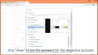 chrome | manage passwords