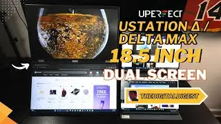 UStation Δ / Delta Max: Stacked Monitor Laptop Dual Screen Folding  reviewed by @TheDigitalDigest