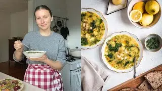Lemon-Dill White Bean and Potato Soup + Fennel and Orange Salad (vegan) // celebrating citrus season