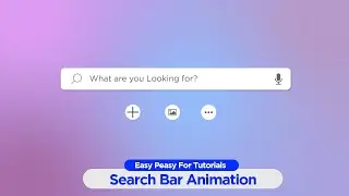after effects tutorials Create  search bar animation in after effects