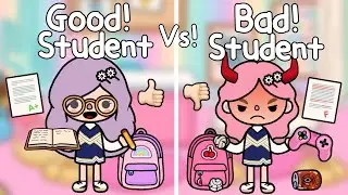 Good Student Vs Bad Student! 🤔📚💕| Toca Life World 🌎 นักเรียนที่ดี Vs นักเรียนที่ไม่ดี | Toca Boca