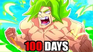 Surviving 100 Days As Broly In Roblox!
