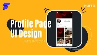 @FlutterFlow Make a Basic Profile Page UI Design #Part2