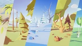 Low Poly Trees Pack v1.4 - Unity Asset Store