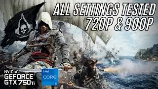 Assassin's Creed IV Black Flag | GTX 750ti & i5 3470 | 720p & 900p All Settings (50$ PC)