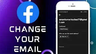 How to Change Your Primary Email Address On Facebook | Change Facebook Primary Email  | @Noteartener