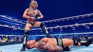 WWE 2k23: Randy Orton vs Alexa Bliss 3, intergender wrestling