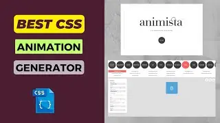 Create CSS Animation easily with Animista | Best CSS Animation Generator Tool | #programming