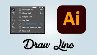 How to draw line in Adobe Illustrator