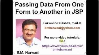 Passing Data From One Form To Another In JSP Using NetBeans (In English)