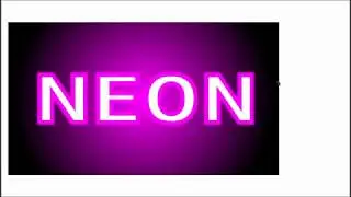 Neon Effect in coreldraw