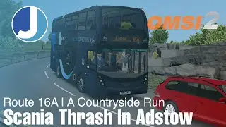 Scania Thrash Across Adstow | OMSI 2 | The Adstow Project | Route 16A