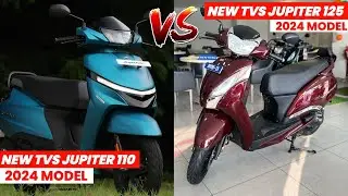 2024 New Tvs Jupiter 110 VS 125 🔥 | Which is Best Scooty? | More Mileage | More Space |New Updates