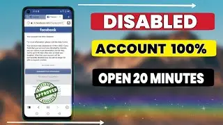 How to Recover disabled facebook account 2021 || How to open disabled facebook account || ID Open