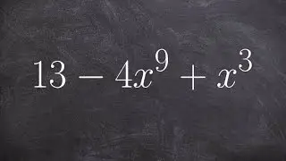 Find the degree and leading coefficient of a trinomial