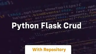 python flask crud