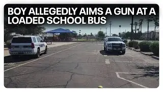 Boy accused of pointing a gun at a Phoenix school bus