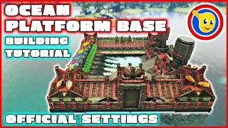 Ark: How To Build An Ocean Platform Base | Building Tutorial | Official Settings