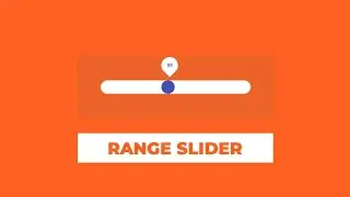 Animated Range Slider using HTML CSS & JavaScript | CSS Range Slider | Codebari