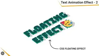 FLOATING TEXT EFFECT | FLOATING TEXT | CSS TEXT EFFECT | cool CSS animation | HTML