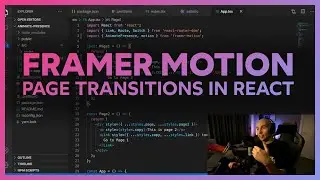 Framer Motion | Page Transitions in React