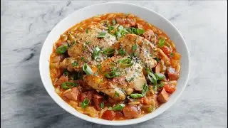 One Pot Cajun Chicken and Orzo