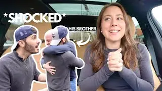 SURPRISING MY HUSBAND WITH HIS BROTHER FROM ITALY!!!!