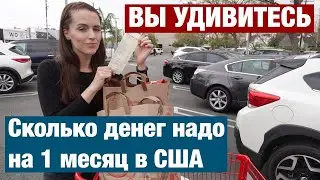 СКОЛЬКО ДЕНЕГ НУЖНО НА 1 МЕСЯЦ ЖИЗНИ В США. МОИ ТРАТЫ.