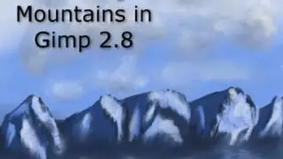 Painting Mountains In Gimp