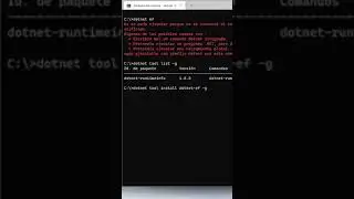 Como instalar la linea de comandos de Entity Framework Core dotnet ef