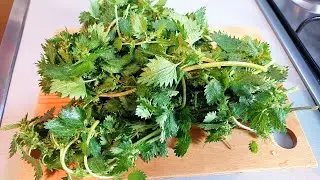 Neighbors from Turkey taught me how to cook nettles this way VERY DELICIOUS and USEFUL! Turkish food