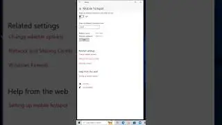 How to enable Hotspot in Windows 10