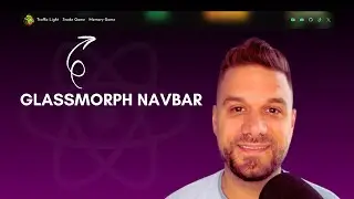 How to create a Glassmorph Navbar (Next.js 15, Shadcn, Tailwind)