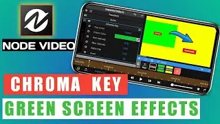 How to use chroma key in Node video editor |Green screen in Node video editor 2020