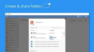 Managing folders in Cacoo