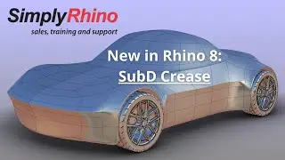 New in Rhino 8 - SubD Crease