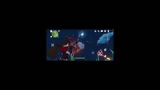 Amber shooting an arrow in the night |Genshin Impact |Old clip #amber #acquaintfate #intertwinedfate