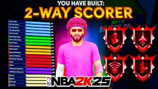 My "2-WAY SCORER" BUILD will be a MENACE on NBA 2K25! (MUST WATCH)