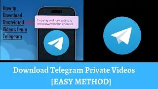 How To Download Video From Telegram | Telegram Private Channel / Group Video Media download (2024)