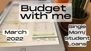 Monthly Budget & Money Plan for March 2022 | Real Numbers