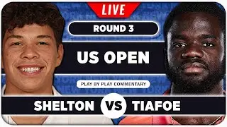 SHELTON vs TIAFOE • US Open 2024 • LIVE Tennis Play by Play Stream