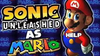 Can Mario SURVIVE In Sonic Unleashed? (Part 1)